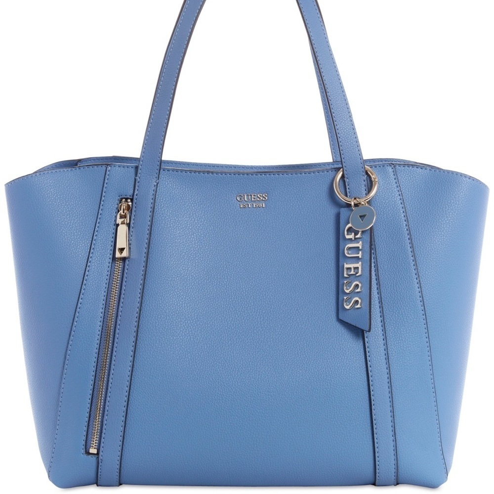 New GUESS Blue Tote - Picture 3 of 13
